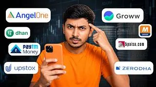 Thumbnail: Which Broker is Best for Trading ? Top 10 Brokers Comparison | Groww Vs Zerodha Vs Angel One