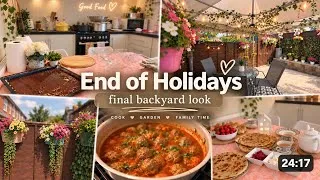 Thumbnail: Final Backyard Makeover 🏡 | Homemade Meals, Breakfast & Baking | Slow Living Silent Vlog