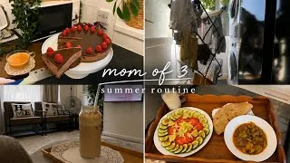 Thumbnail: Daily Life in England 🇬🇧 | Heat Wave Summer Day Routine | Lauki Gosht, Chapati & Cheesecake
