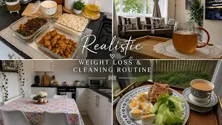Thumbnail: Silent Vlog 🏠 | Healthy Lifestyle, Baked Chicken & Potatoes, Kitchen Reset 🌿