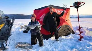 Thumbnail: Living in the 49th State | Remote Hot Spring, Glacier & THICK ICE