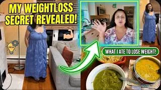 Thumbnail: Revealing Secret Of My WEIGHT LOSS 🧍🏼‍♀️| Busy DIML Vlog | Simple Living Wise Thinking