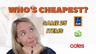 Thumbnail: Aldi vs Coles vs Woolworths: Same Basket, Big Difference (2026)