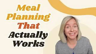 Thumbnail: Why Meal Planning Never Sticks (And What Finally Did) | The Smart Kitchen System
