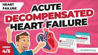 Thumbnail: Acute Decompensated Heart Failure: Warning Signs, Triggers & Nursing Priorities NCLEX (Video 4 of 5)