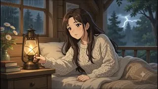 Thumbnail: Heavy Rain in a Cozy Treehouse ⛈️| Cooking Dinner, Baking & Cozy Solo Living ✨| Ghibli ASMR 