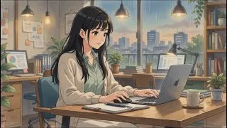 Thumbnail: A Cozy Rainy Night After a Long Workday 🌙🌧️|Slow Living & Homemade Dinner 🍽️ | Ghibli-Style ASMR 