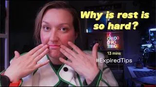 Thumbnail: The Problem With 'Just Rest' (And What Actually Helps) | Expired Tips #1