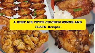 Thumbnail: 4 Delicious Air Fryer Chicken Wings, Drumsticks and Flats Recipe Ideas to Make. TRY , TASTE AND SEE😀