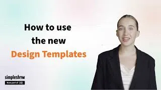 Thumbnail: How to create professional videos with simpleshow Design Templates
