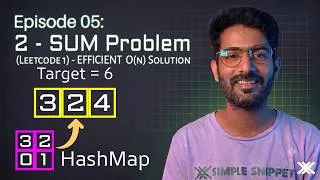 Thumbnail: Two Sum OPTIMIZED (Hash Map) | CP for Beginners Ep 07