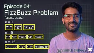 Thumbnail: Don't Fail FizzBuzz! The Logical Trap in LeetCode 412 (C++) | CP for Beginners Ep 05