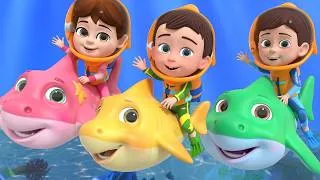 Thumbnail: Meet Undersea Animals | Baby Shark Dance Song | Lalafun Nursery Rhymes