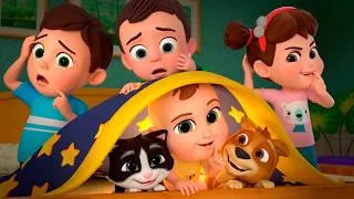 Thumbnail: 🛏️🌩️ Thunder, Lightning & Ten in the Bed! | Original Kids Song
