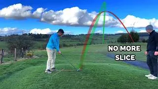Thumbnail: High Handicapper's Slice Fixed in One Lesson (+40 Yards)