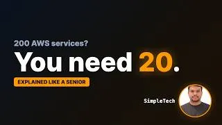 Thumbnail: Top 20 AWS Services Explained Like a Senior Architect | AWS for Developers
