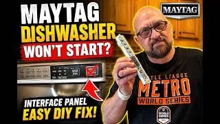 Thumbnail: Maytag Dishwasher Won’t Start? Replacing the User Interface Panel (Step-by-Step DIY Repair)