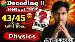 Thumbnail: Decoding ReNEET 2026 Physics🔥 | 43/45 Ques. came directly from here | #neetphysics #neet2027