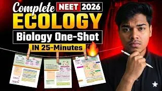 Thumbnail: Complete Ecology One Shot | NEET Biology One Shot | NEET 2026 | Complete Biology Revision