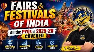 Thumbnail: Fairs and Festivals of India | Static GK for SSC & Railway Exams | Ishendu Sir | simplicrack