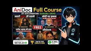 Thumbnail: 🔥 2D Documentary Videos Kaise Banaye (Full Course FREE)