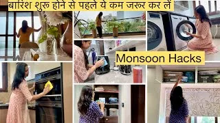 Thumbnail: 30+ MONSOON Home HACKS | Reset my home monsoon Ready lunch box recipe 