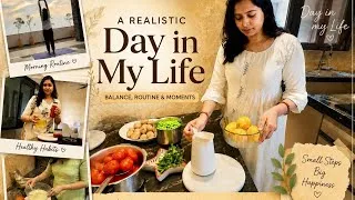 Thumbnail: 5AM slow summer morning 🍁 Yoga + lunchbox + baking +  cooking Special lunch & Homemade ketchup ,Ghee