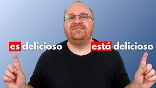 Thumbnail: "Es delicioso" vs "Está delicioso"—What's the Difference?
