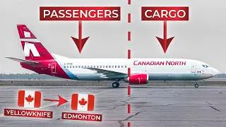 Thumbnail: THIS plane is the lifeline of the North! | Flying aboad the Boeing 737-400 Combi of Canadian North!