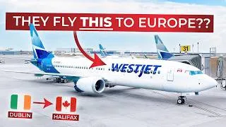 Thumbnail: 11 HOURS on Boeing 737 MAXs!? | WestJet ECONOMY CLASS from Dublin to Halifax! | BRUTALLY HONEST