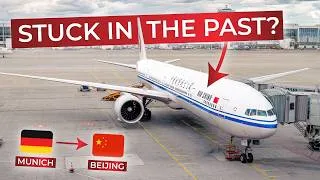 Thumbnail: Air China's ancient Boeing 777-300ER ECONOMY from Munich to Beijing! | BRUTALLY HONEST REVIEW