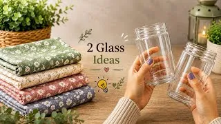 Thumbnail: 2 Awesome Glass Jars Ideas With Fabric || #diy #homedecor #ideas 