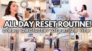Thumbnail: ULTIMATE RESET ROUTINE ! 📅 (strategic) Deep Cleaning, Quick Organizing & More! All Day Motivation! 🧺