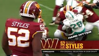Thumbnail: Sonny Styles Made His Commanders Debut... Here's How It Went!