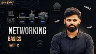 Thumbnail: Networking Basics Explained in Tamil Part 2 | Router, DHCP, DNS, Routing & Internet