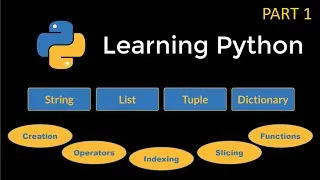 Thumbnail: Learn Python String List Tuple Dictionary in 1 Video