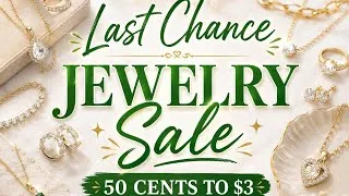 Thumbnail: LAST CHANCE JEWELRY SALE😱 ALL JEWELRY UNDER $3 / BRANDED / NO CRAFT VD78