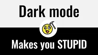 Thumbnail: Why Dark Mode Reduces Your Productivity