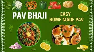 Thumbnail: Pav Bhaji with Home Made Pav - from the streets of Mumbai to my Kitchen in Canada and now to yours!
