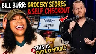 Thumbnail: Bill Burr DESTROYS Self Checkout & Grocery Stores! 😂 | First Time Reaction