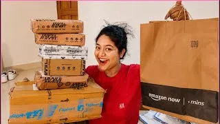 Thumbnail: 👀🎁ഒരു വലിയ Unboxing ചെയ്യാം വാ ? HUGE HAUL VIDEO _ കോറെ Beauty ,haircare, body care etc