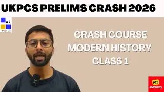 Thumbnail: UKPCS History 2026 Prelims Crash Course: Class 1 | Oracle IAS
