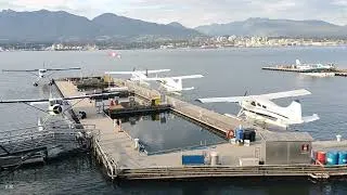 Thumbnail: “Vancouver’s beautiful air Harbour, mountains and coastline.” Vancouver  Harbour Air of 🛩️ — Canada.