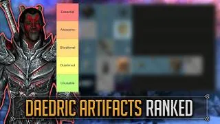 Thumbnail: All 19 Skyrim Daedric Arifacts Ranked