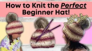 Thumbnail: The Perfect Seed Stitch Hat for Beginners 🧶 Easy, Cozy & Beautiful!