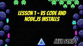 Thumbnail: How to Install VS Code and Node.js for JavaScript Game Development