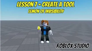Thumbnail: 7.  Create A Tool - The Lemon of Invisibility!
