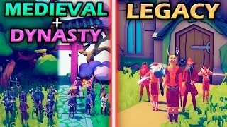 Thumbnail: MEDIEVAL + DYNASTY TEAM vs LEGACY TEAM - Totally Accurate Battle Simulator | TABS