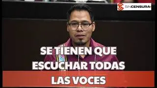 Thumbnail: EXCLUSIVA QUEREMOS REUNIÓN con la PRESIDENTA; que se ESCUCHEN TODAS las VOCES: DIP. MANUEL VÁZQUEZ