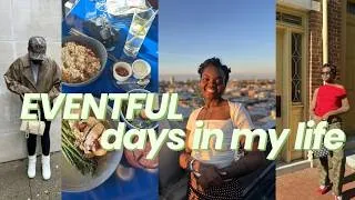 Thumbnail: super EVENTFUL days in my life // shopping coach & aerie, happy hour dates, drinks & salsa dancing!